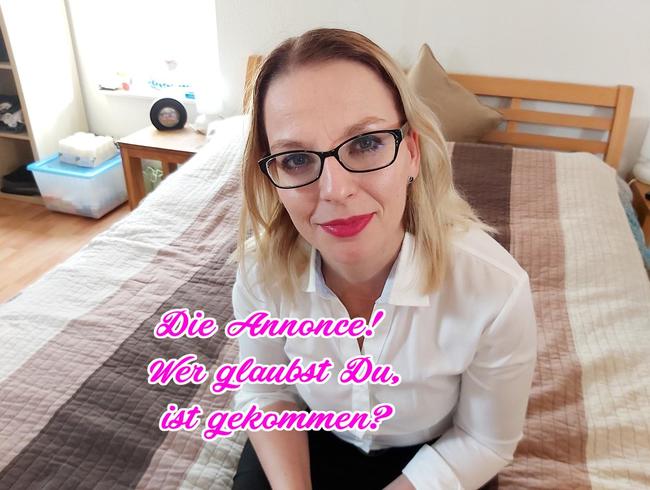 DianaDeLuxe Porno Video: Die Annonce! Wer glaubst Du ist gekommem?