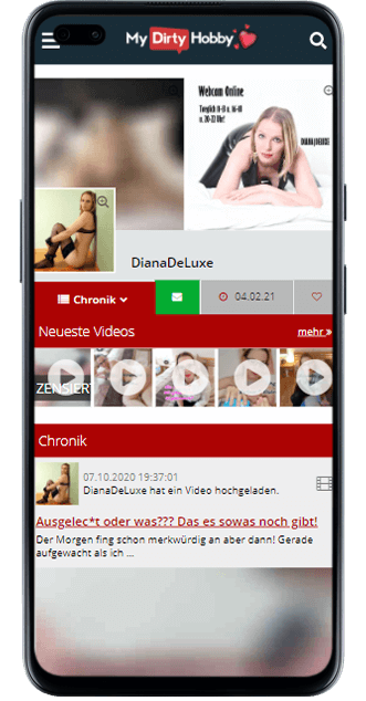 Diana Deluxe bei MyDirtyHobby